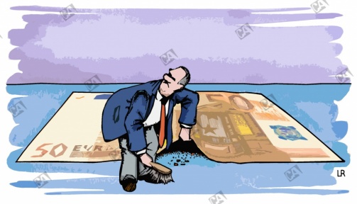 Unter den Geldschein-Teppich kehren