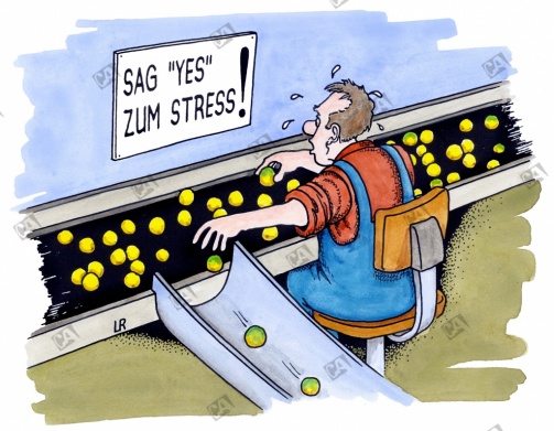 Sag 'yes' zum Stress