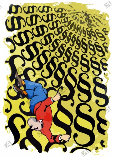 Netz aus Paragraphen