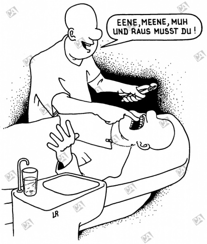 Zahn entfernen mit Auszählreim